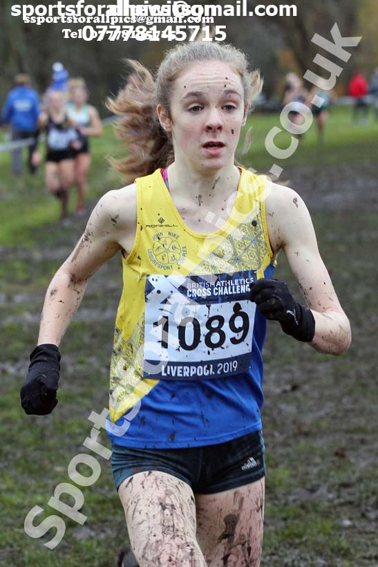 Senior and under-23 women, 2019 European Cross Country Trials and British Cross Challenge, Sefton Park, Liverpool.  Photo: David T. Hewitson/Sports for All Pics